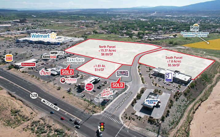 Pictures of Land property located at NEQ Highway 528 & Venada Plaza Dr., Bernalillo, NM 87004 for lease - image #1