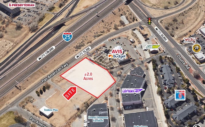 Pictures of Retail, Land property located at 7021 Pan American Fwy, Albuquerque, NM 87109 for lease - image #1