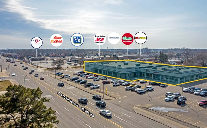 Pictures of Retail property located at 25225 Van Dyke Avenue, Center Line, MI 48015 for lease - image #1