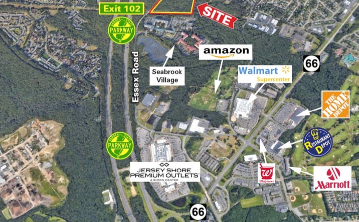 Pictures of Land property located at 4090 Asbury Avenue, Tinton Falls, NJ 07753 for lease - image #1