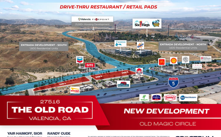 Pictures of Retail, Land, Restaurant property located at 27516 The Old Road, Valencia, CA 91355 for lease - image #1