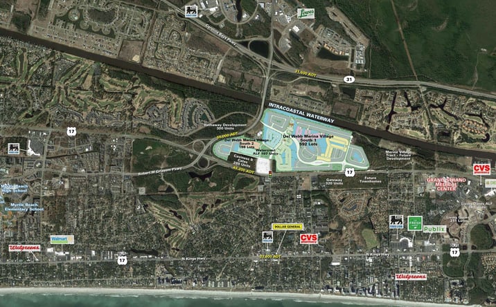 Pictures of Retail property located at Hwy 17 & 62nd Ave, Myrtle Beach, SC 29572 for lease - image #1