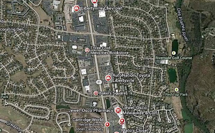 Pictures of Retail, Office property located at 1153 S Milwaukee Ave, Libertyville, IL 60048 for lease - image #1