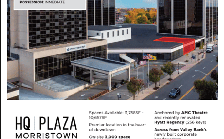 Pictures of Retail property located at 21 Speedwell Ave, Morristown, NJ 07960 for lease - image #1