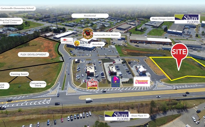 Pictures of Land property located at 1160 West Ave, Cartersville, GA 30120 for lease - image #1