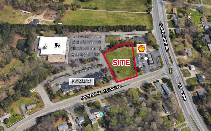 Pictures of Land property located at 1120 Courthouse Road, Chesterfield, VA 23236 for lease - image #1