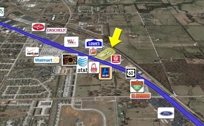 Pictures of Land property located at Republic, 1355 US Hwy 60, Republic, MO 65738 for lease - image #1