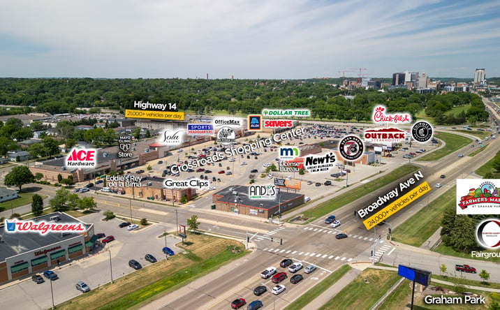 Pictures of Retail property located at 1201 Broadway Ave S, Rochester, MN 55902 for lease - image #1