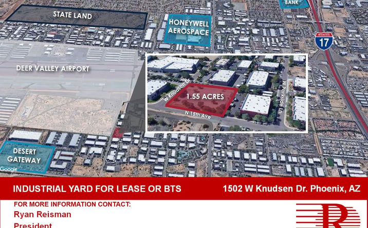Pictures of Industrial, Land property located at 1502 W Knudsen Dr, Phoenix, AZ 85027 for lease - image #1