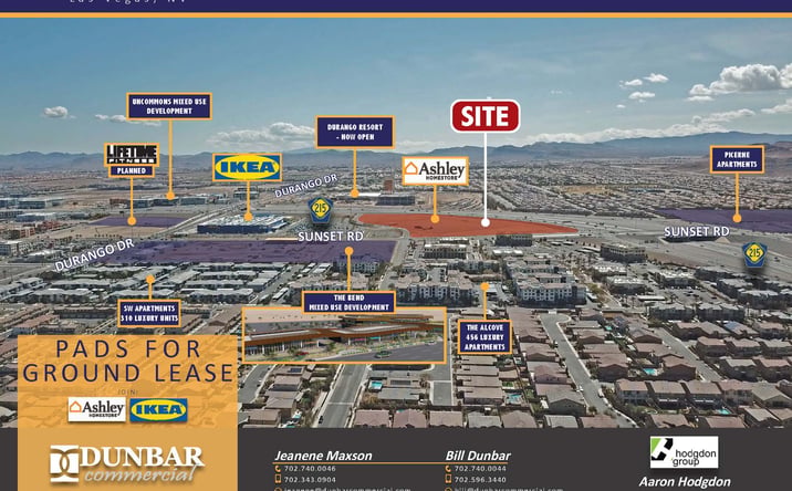 Pictures of Land, Retail property located at 215 E Sunset Rd, Las Vegas, NV 89119 for lease - image #1