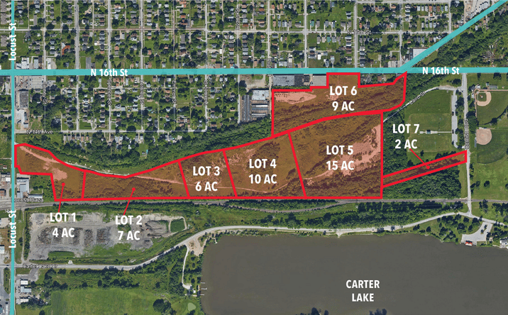Pictures of Industrial, Land property located at 13th & Locust Streets, Omaha, NE 68110 for lease - image #1
