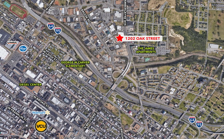 Pictures of Office property located at 1202 Oak Street, Richmond, VA 23220 for lease - image #1