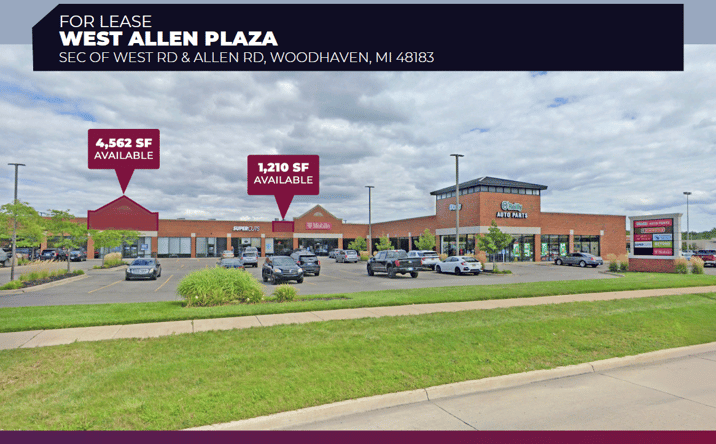Pictures of Retail, Restaurant property located at Sec Of West Rd & Allen Rd, Woodhaven, MI 48183 for lease - image #1