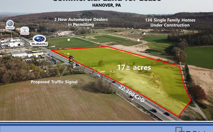 Pictures of Land property located at Carlisle Pike and Hanover Street, Hanover, PA 17331 for lease - image #1