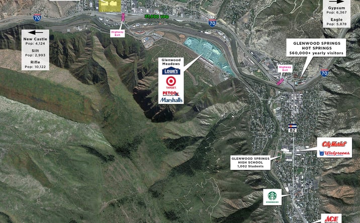 Pictures of Retail property located at 51027 Hwy 6, Glenwood Springs, CO 81601 for lease - image #1