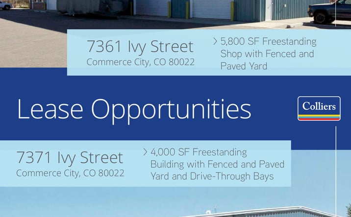 Pictures of Industrial property located at 7361 Ivy Street, Commerce City, CO 80022 for lease - image #1