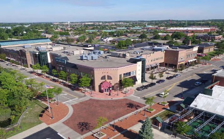 Pictures of Retail, Office, Restaurant property located at 43155 Main St, Novi, MI 48375 for lease - image #1