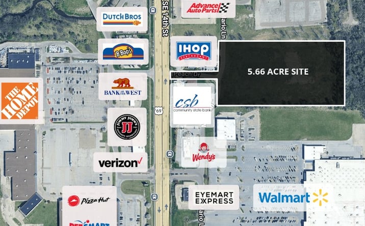 Pictures of Land property located at 4807 SE 14th St, Des Moines, IA 50320 for lease - image #1