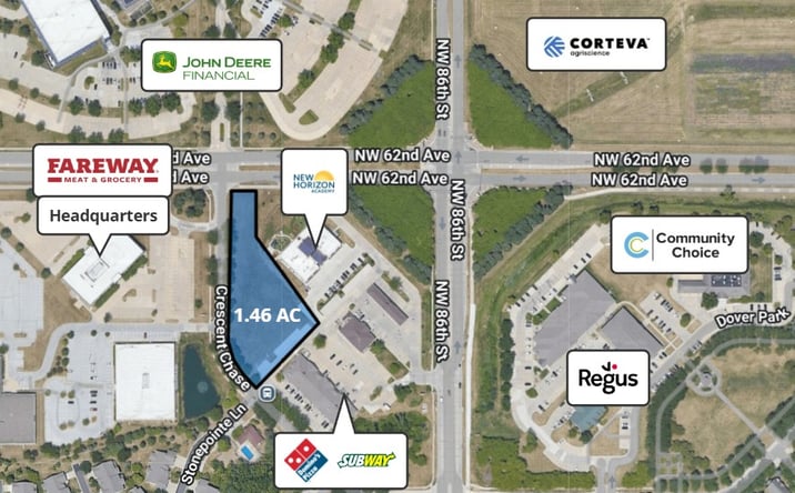 Pictures of Land property located at 8633 Crescent Chase, Johnston, IA 50131 for lease - image #1