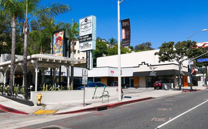 Pictures of Retail property located at 8555 Sunset Blvd, West Hollywood, CA 90069 for lease - image #1