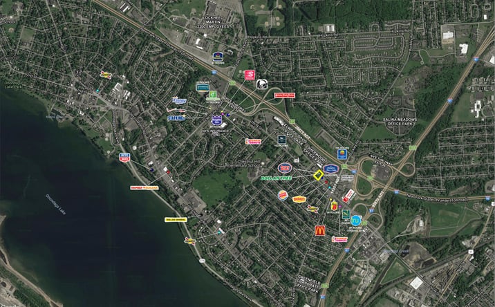 Pictures of Retail property located at 115 Elwood Davis Rd, Salina, NY 13088 for lease - image #1