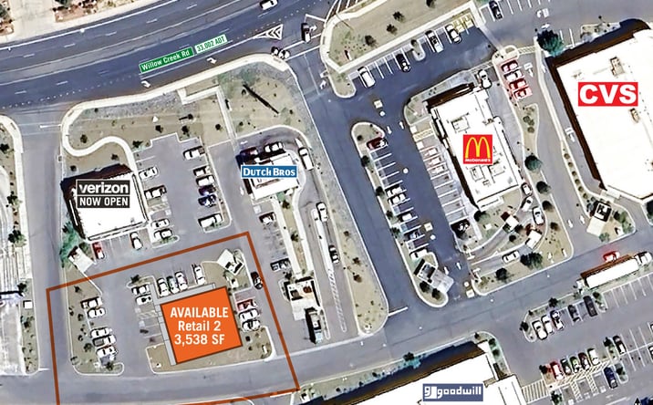 Pictures of Retail, Land property located at 3167 Willow Creek Road, Prescott, AZ 86301 for lease - image #1