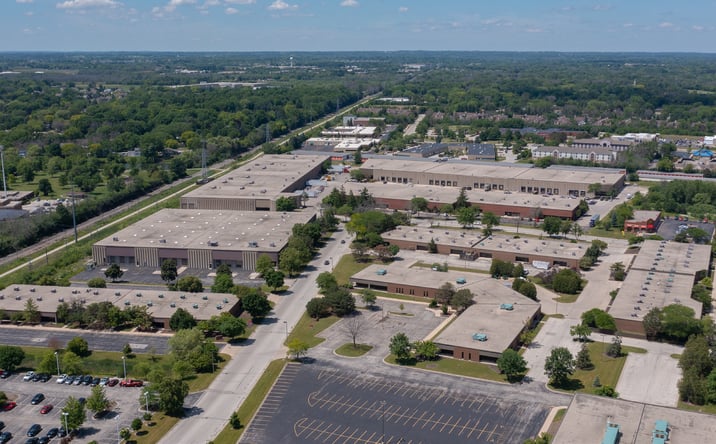 Pictures of Office, Industrial property located at 9011-9045 N Deerwood Dr, Brown Deer, WI 53223 for lease - image #1