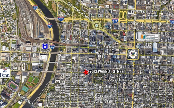 Pictures of Retail property located at 2013 Walnut St, Philadelphia, PA 19103 for lease - image #1