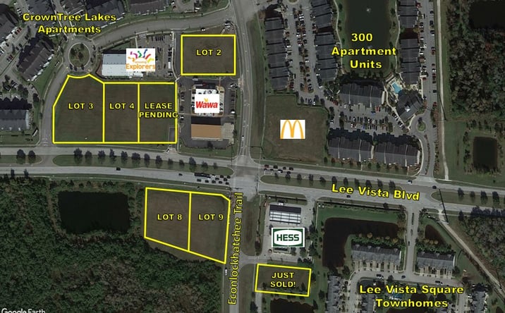 Pictures of Land property located at Lee vista boulevard &  Econlockhatchee trail, Orlando, FL 32829 for lease - image #1