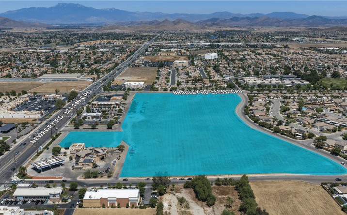 Pictures of Retail property located at SWC Newport Rd & Bradley Rd, Menifee, CA 92584-8591 for lease - image #1