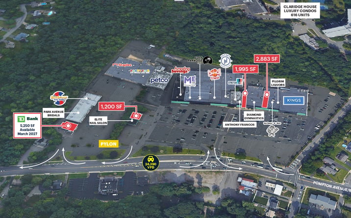 Pictures of Retail, Industrial property located at 265-345 Pompton Avenue, Verona, NJ 07044 for lease - image #1