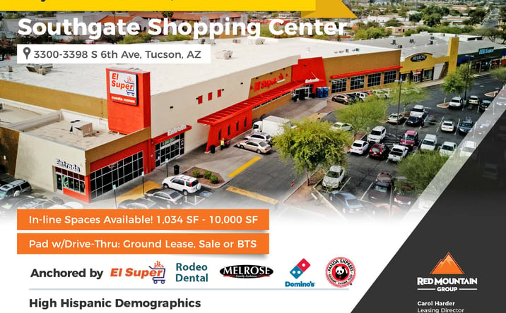 Pictures of Retail property located at 3300-3398 S 6th Ave, Tucson, AZ 85713 for lease - image #1