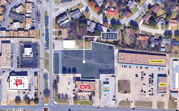 Pictures of Land property located at 3325 Las Vegas Trail, Fort Worth, TX 76116 for lease - image #1