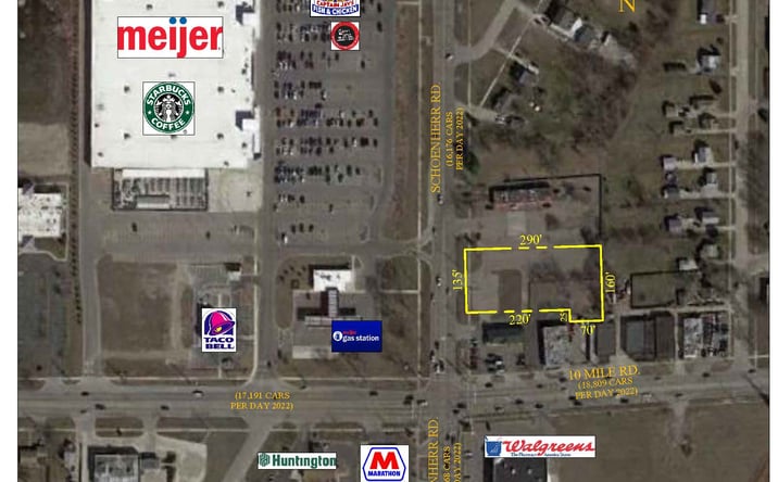 Pictures of Land property located at 25058 Schoenherr Rd, Warren, MI 48089 for lease - image #1
