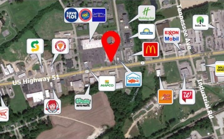 Pictures of Restaurant property located at 829 U.S. 51 S, Covington, TN 38019 for lease - image #1
