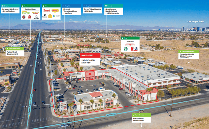 Pictures of Retail property located at 6070 S Rainbow Blvd, Las Vegas, NV 89118 for lease - image #1