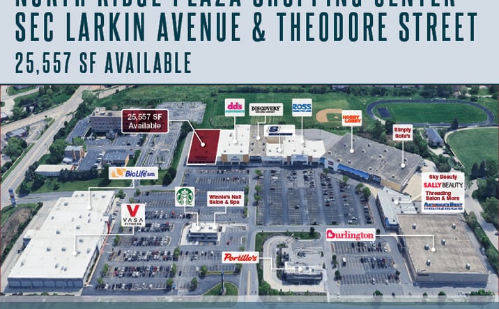 Pictures of Retail property located at 1351-1390 N Larkin Avenue, Joliet, IL 60435 for lease - image #1