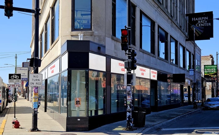 Pictures of Retail, Office property located at 2800 N. Milwaukee Avenue, Chicago, IL 60618 for lease - image #1