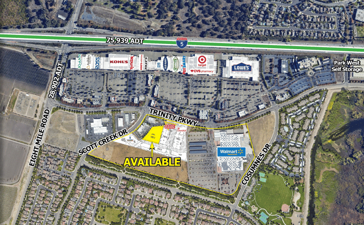 Pictures of Retail property located at Highway 5 & Eight Mile Road, Stockton, CA 95209 for lease - image #1