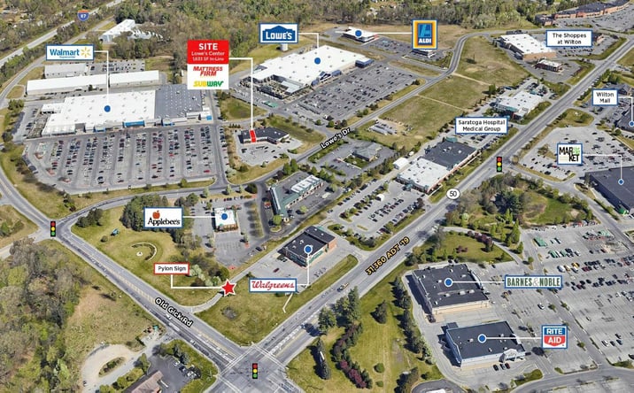 Pictures of Retail property located at 6 Lowes Drive, Saratoga Springs, NY 12866 for lease - image #1