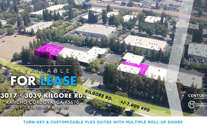 Pictures of Industrial property located at 3017 - 3039 Kilgore Rd, Rancho Cordova, CA 95670 for lease - image #1