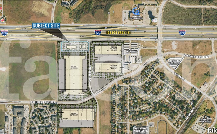 Pictures of Retail, Land property located at SWC I-820 & Anderson Blvd, Haltom City, TX 76117 for lease - image #1