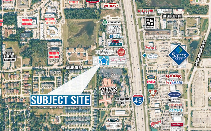 Pictures of Land property located at NWQ I-45 & Wellman Rd, Shenandoah, TX 77384 for lease - image #1