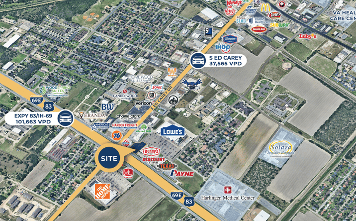 Pictures of Land property located at 4703 S Expressway 83, Harlingen, TX 78550 for lease - image #1