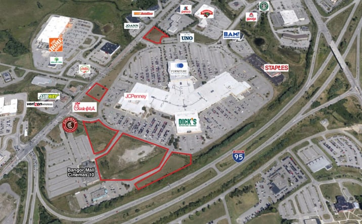 Pictures of Retail, Office, Land property located at 663 Stillwater Ave. & Bangor Mall Blvd., Bangor, ME 04401 for lease - image #1