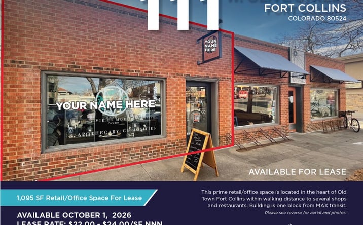 Pictures of Retail, Office property located at 111 W Olive St, Fort Collins, CO 80524 for lease - image #1