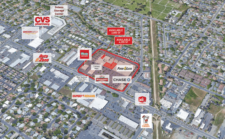 Pictures of Retail, Land property located at 1819 N Texas St, Fairfield, CA 94533 for lease - image #1
