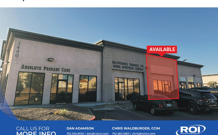 Pictures of Office property located at 3440 W Cheyenne Ave, North Las Vegas, NV 89032 for lease - image #1
