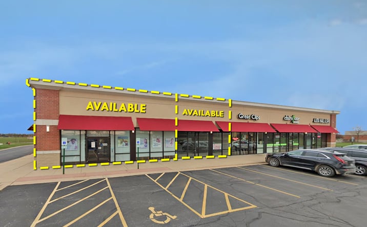Pictures of Retail property located at 106-112 Hansen Blvd, North Aurora, IL 60542 for lease - image #1