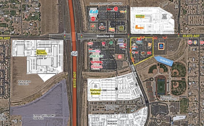 Pictures of Retail property located at SEC Baseline Rd & 59th Ave, Laveen, AZ 85339 for lease - image #1